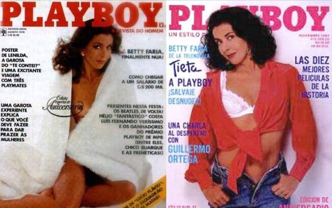A atriz Betty Faria ficou 14 anos sem posar para a Playboy, mas inaugurou a volta para a revista posando para a edição mexicana