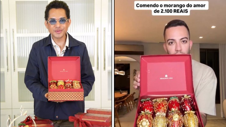 Morango do Amor de mais deR$ 2 mil conquista famosos