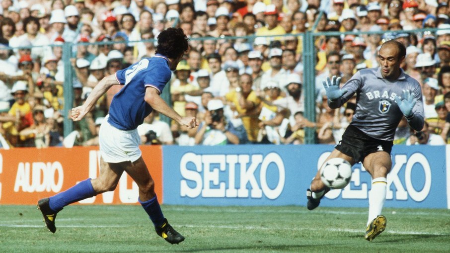 Itália 3 x 2 Brasil ficou conhecido como a tragédia do Sarriá
