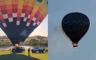 Veja o que se sabe sobre piloto de balão que caiu em SC