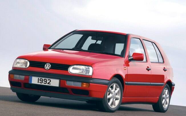VW Golf da terceira geração foi a primeira a chegar ao Brasil oficialmente, em meados dos anos 90