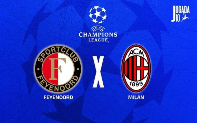 Feyenoord busca bom resultado na ida da repescagem da Champions para jogar com o Milan, em MiIão, com alguma vantagem