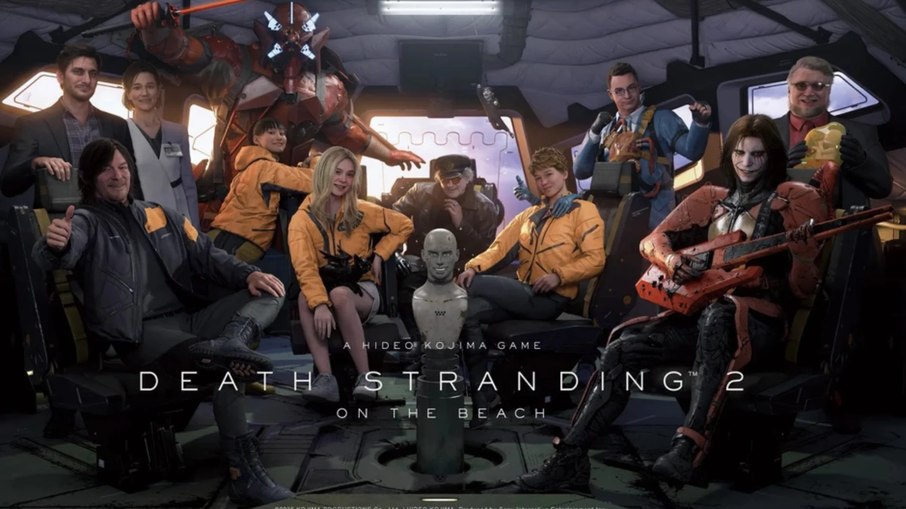 Imagem oficial reúne os personagens principais de Death Stranding 2: On the Beach Imagem oficial reúne os personagens principais de Death Stranding 2: On the Beach