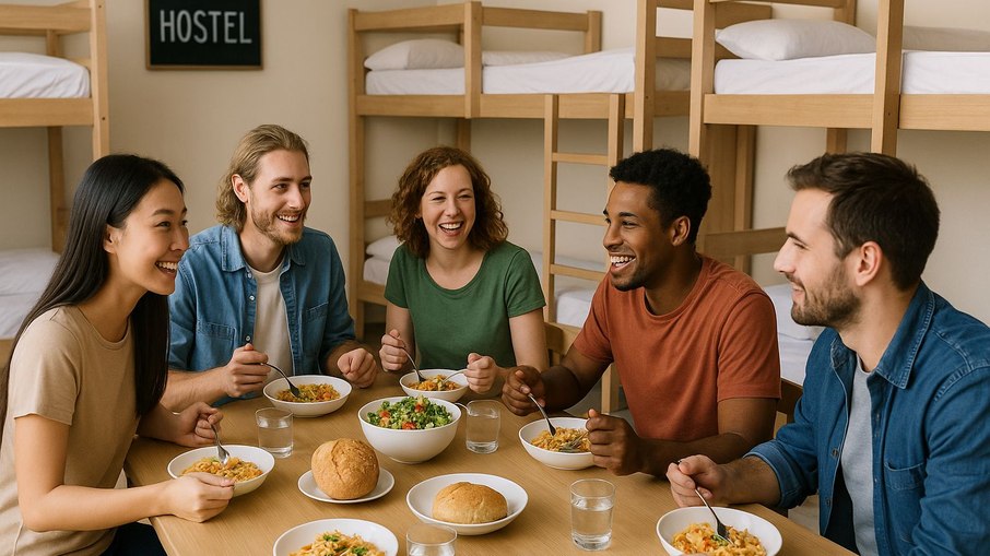 Jantar coletivo em hostel: Afinal, o que é esse tipo de refeição? Jantar coletivo em hostel: Afinal, o que é esse tipo de refeição?