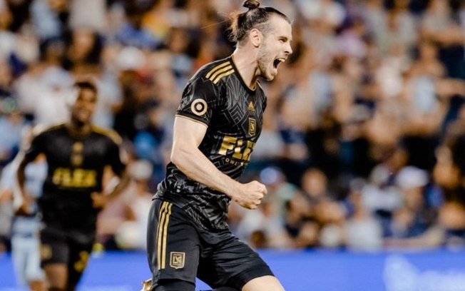 Gareth Bale marca seu primeiro gol com a camisa do Los Angeles, dos Estados Unidos