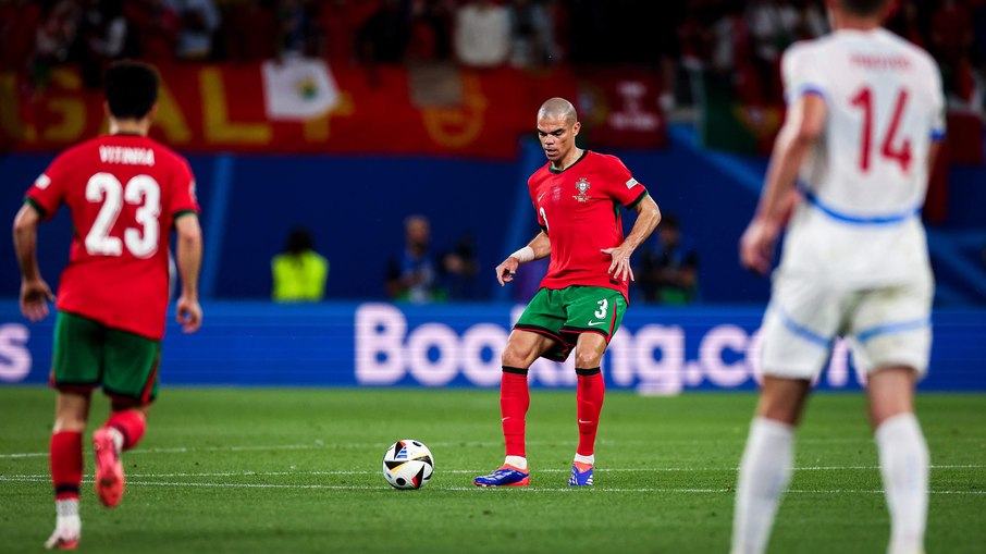 Pepe esteve em campo na Euro 2024 Pepe esteve em campo na Euro 2024