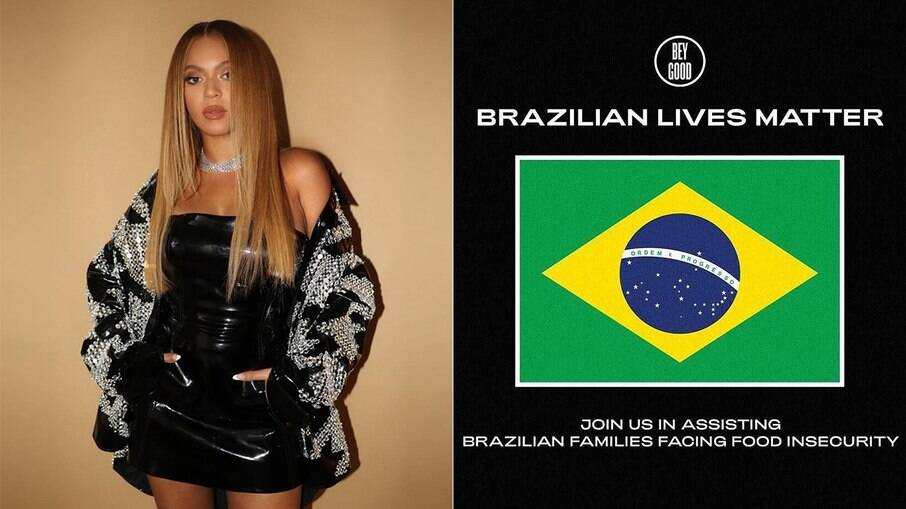 Beyoncé apoia campanha para combater a fome no Brasil