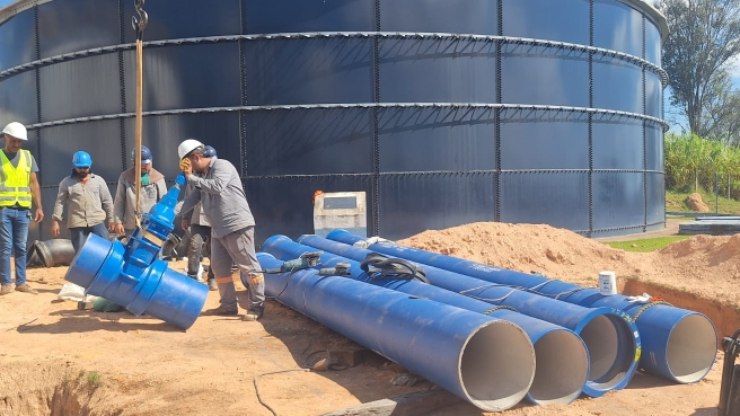 Sanebavi: obra amplia eficiência no abastecimento da Boiada