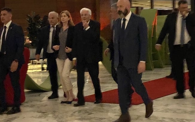 Sérgio Mattarella, presidente da Itália, chega ao Brasil para visita de cinco dias