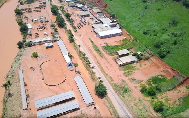 Imagens aéreas mostram destruição em municípios de Minas Gerais