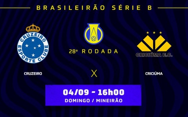 Cruzeiro x Criciúma: onde assistir, prováveis times, desfalques e mais