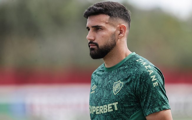 Ignácio em treino pelo Fluminense 