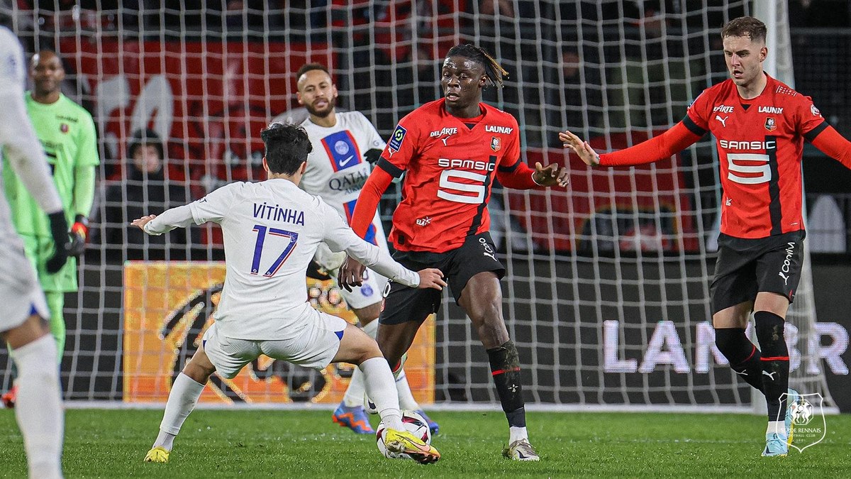 PSG perdeu por 1 a 0 para o Rennes fora de casa