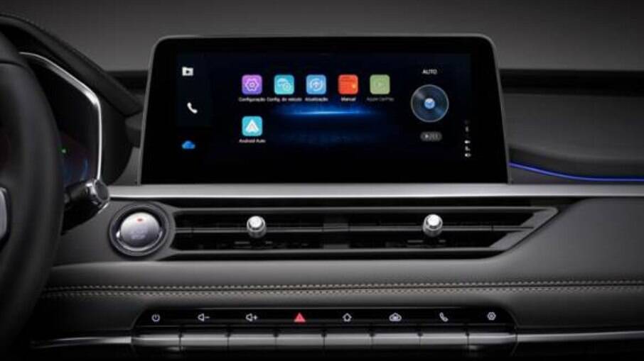 Caoa Chery Tiggo 8 passa a contar com multimídia compatível com Android Auto, além do Apple Car Play. 