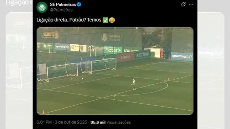 Com post no X (antigo Twitter), Palmeiras ironiza fala de Rogério Ceni Com post no X (antigo Twitter), Palmeiras ironiza fala de Rogério Ceni