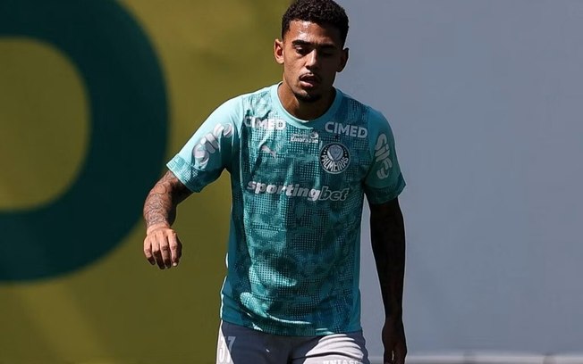 Riquelme Fillipi em ação com a camisa do Palmeiras Riquelme Fillipi em ação com a camisa do Palmeiras