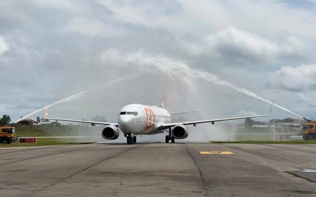 GOL realiza o primeiro voo em Caixias do Sul com 737-800