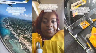 Vídeo: passageiros usam colete salva-vidas em voo 