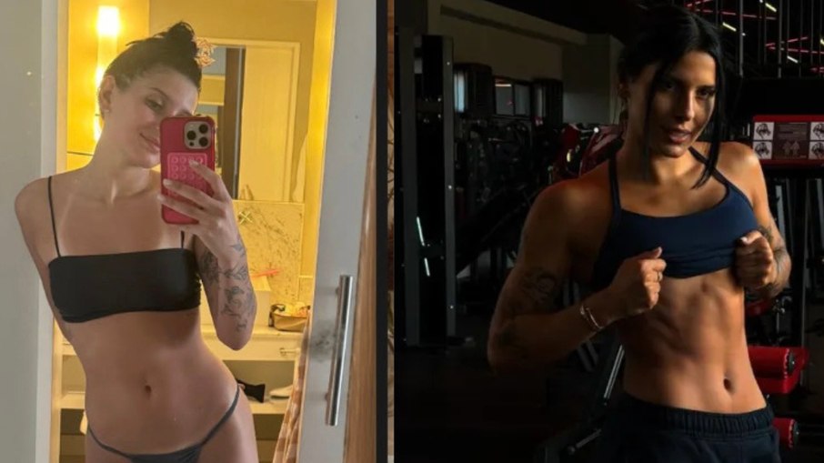 Antes e depois de Ana Castela.