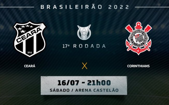 Ceará x Corinthians: prováveis escalações, desfalques e onde assistir ao duelo pelo Brasileirão