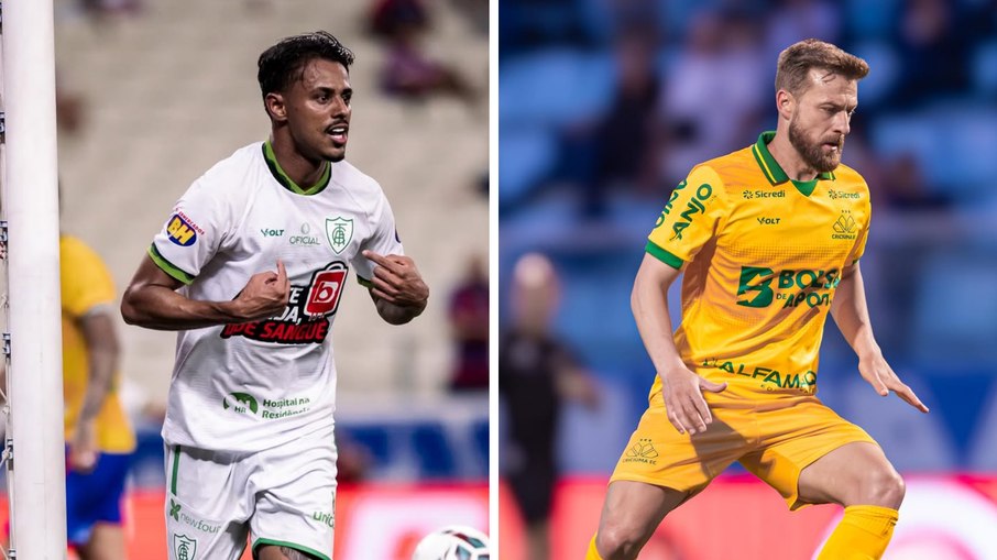 Gabriel Barros foi um dos destaques da primeira vitória do América-MG, enquanto Marcelo Hermes segue como peça importante na campanha do Criciúma Gabriel Barros foi um dos destaques da primeira vitória do América-MG, enquanto Marcelo Hermes segue como peça importante na campanha do Criciúma