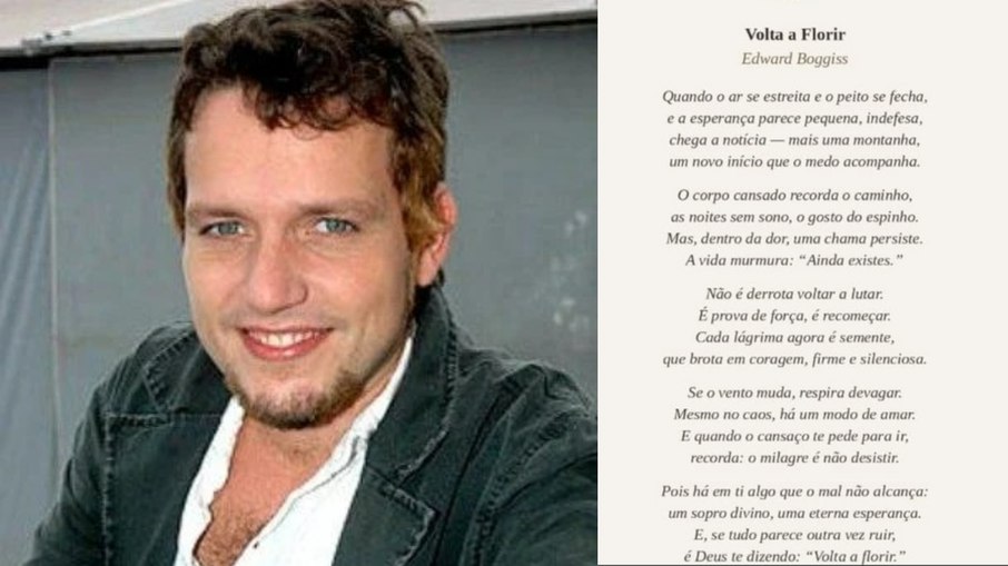 Amigo de Edward Boggiss compartilha texto de ator