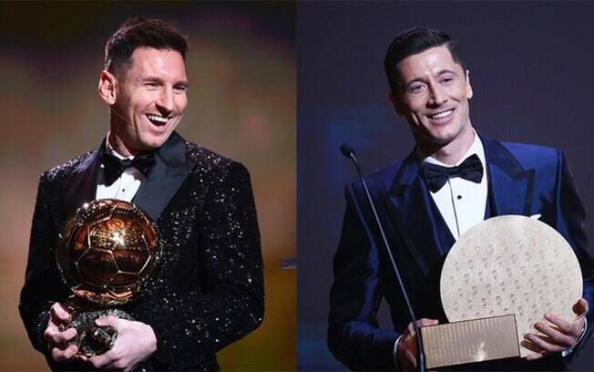 Em premiação, Messi pede para que Lewandowski receba a Bola de Ouro do ano de 2020