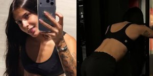 Ana Castela chama atenção ao mostrar corpo sarado no espelho