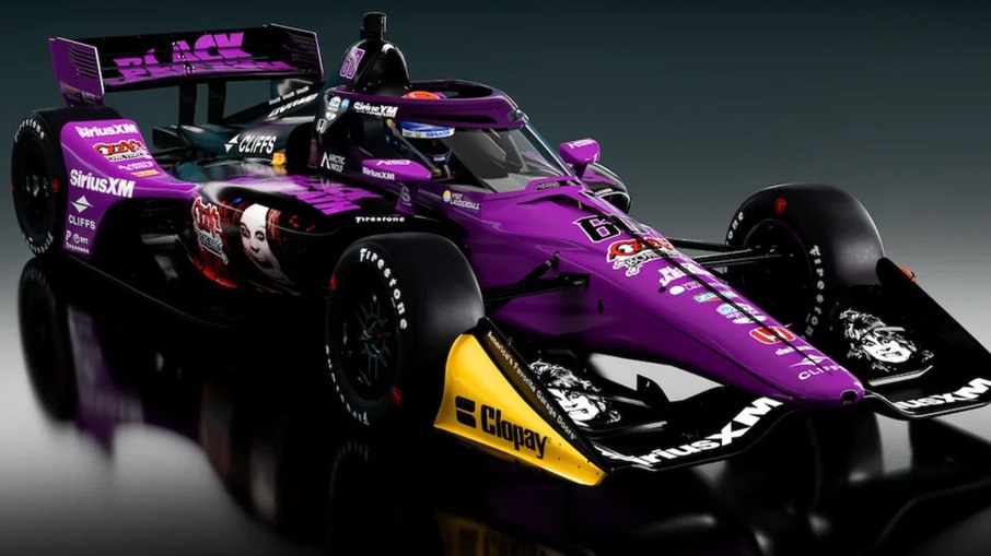 Carro da Fórmula Indy que homenageou Ozzy Osbourne Carro da Fórmula Indy que homenageou Ozzy Osbourne