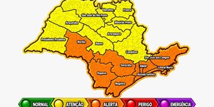 Defesa Civil alerta para chuvas fortes durante o feriado em SP