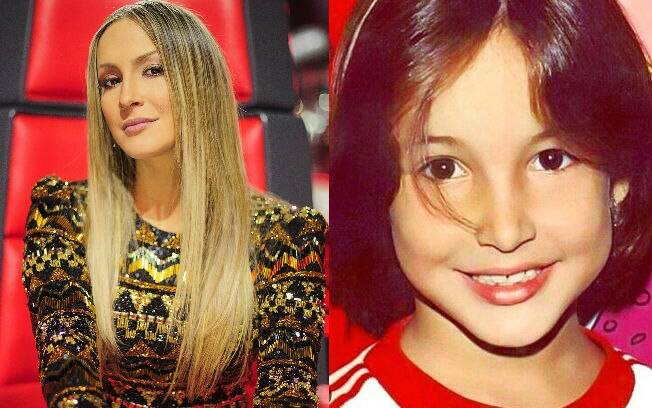 Antes e depois das celebridades: Claudia Leitte quando era criança