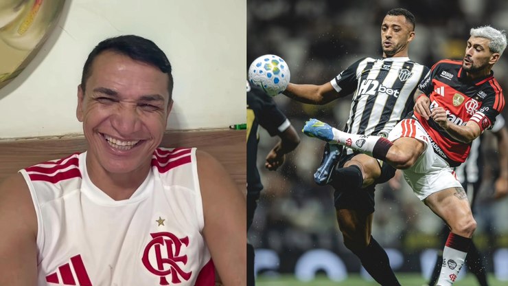 Ídolo do Flamengo debocha do Galo: "Foi para guerra de garrucha"