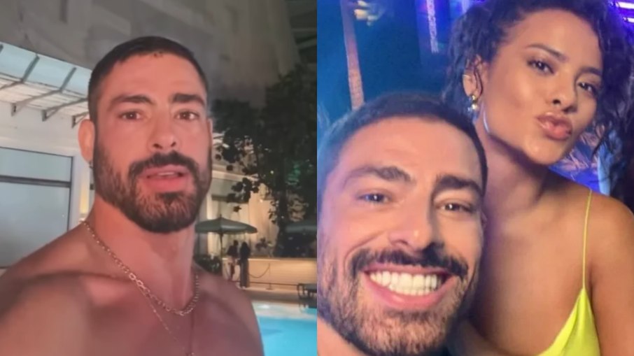 Cauã Reymond e Bella Campos