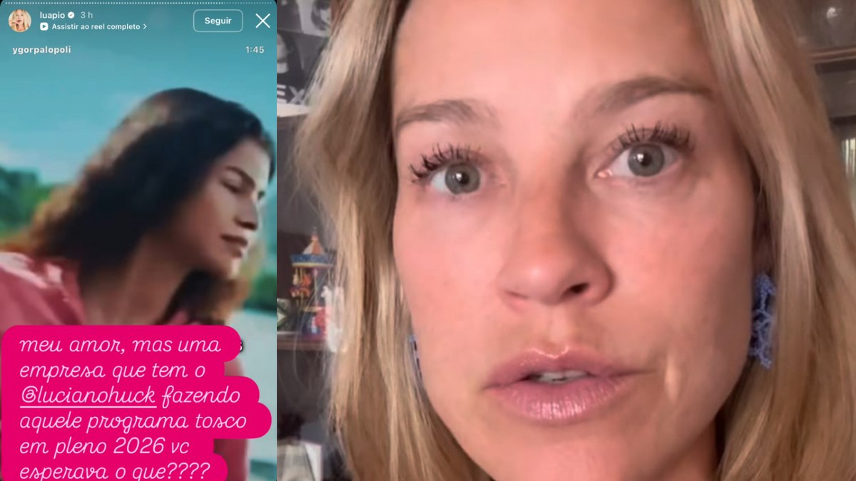 Luana Piovani acaba com programa de Luciano Huck Luana Piovani acaba com programa de Luciano Huck