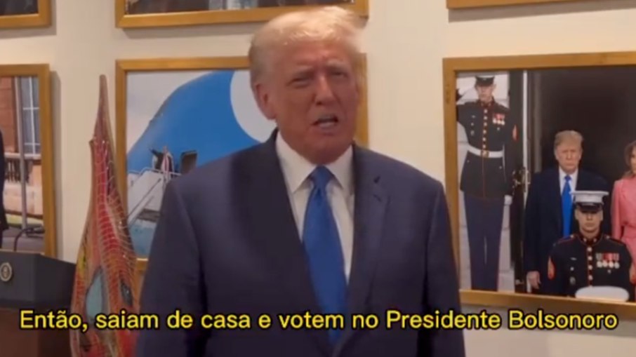 Donald Trump pediu voto em Jair Bolsonaro