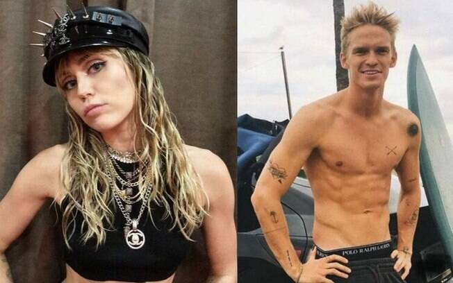 Miley Cyrus e Cody Simpson 