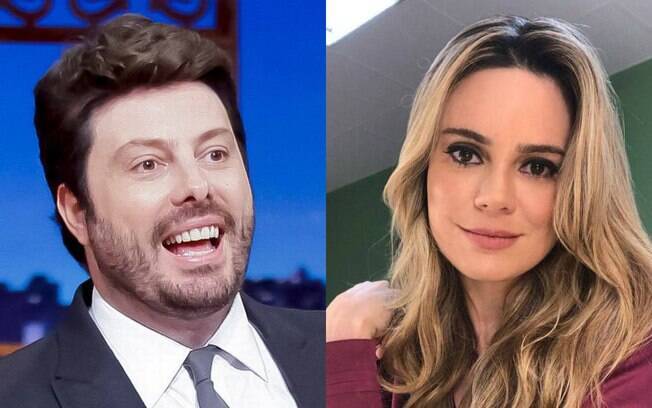 Danilo Gentili e Rachel Sheherazade