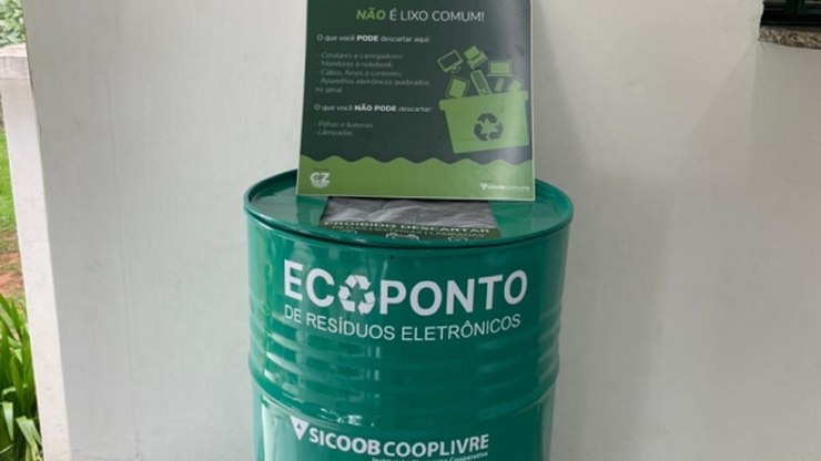 Ecoponto de eletrônicos chega à Escola Ricardo Junco Neto