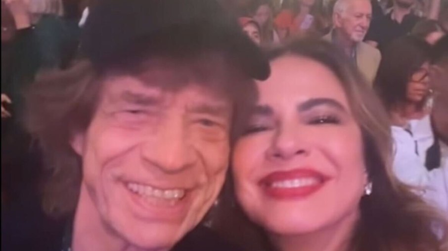 Mick Jagger e Luciana Gimenez