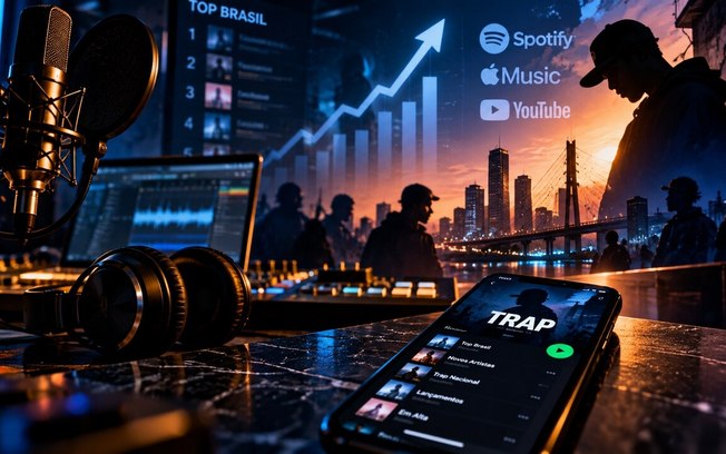 Trap ganha espaço no streaming e inspira novos artistas Trap ganha espaço no streaming e inspira novos artistas