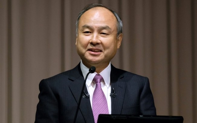 O diretor-geral do Softbank, Masayoshi Son, em novembro de 2019