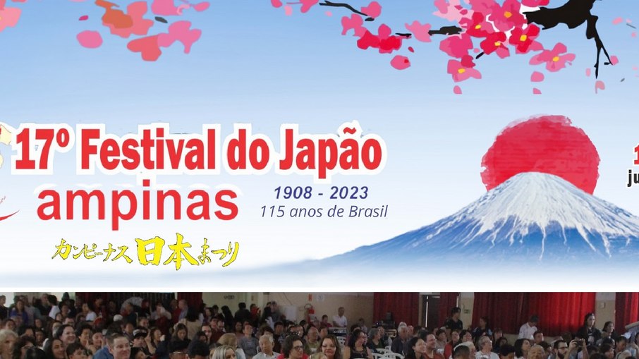 Evento acontecerá no Instituto Cultural Nipo-Brasileiro de Campinas, no Guanabara