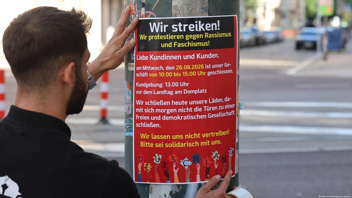 Migrantes fecham suas lojas em ato contra a AfD na Alemanha - QTU Questões do Universo