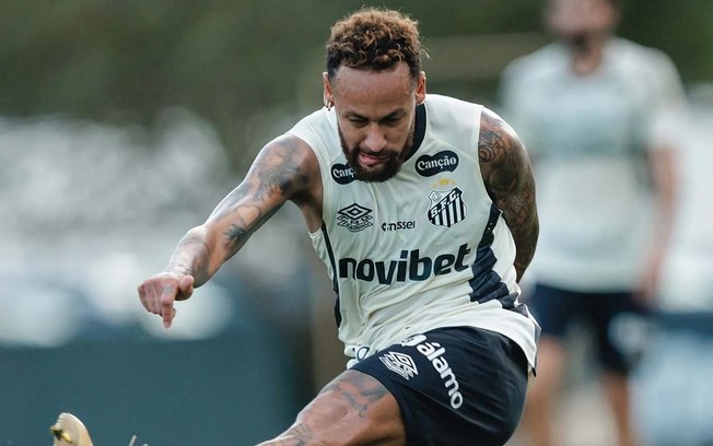 Neymar reforça o Santos na Sul-Americana