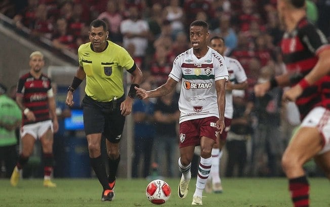Keno, em seu último jogo pelo Fluminense, em 16 de março