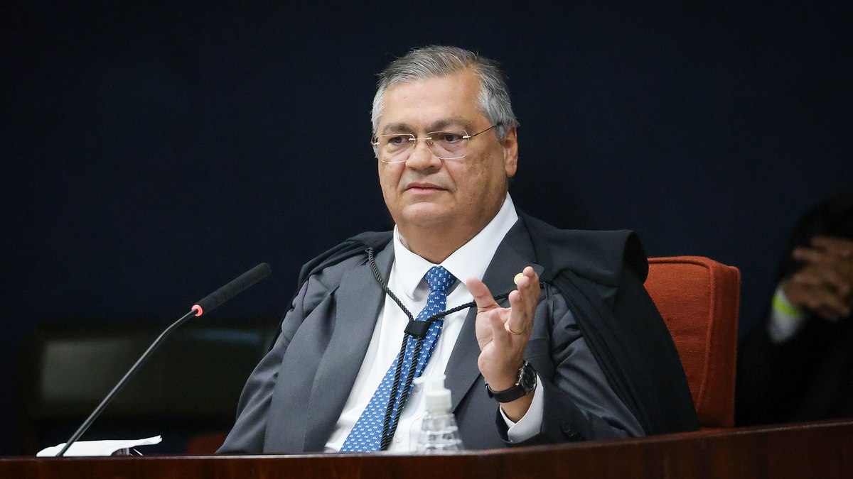 Flávio Dino durante o julgamento do ex-presidente Jair Bolsonaro Flávio Dino durante o julgamento do ex-presidente Jair Bolsonaro