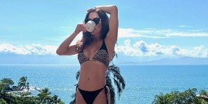 Ana Paula Padrão renova bronzeado em clique de biquíni