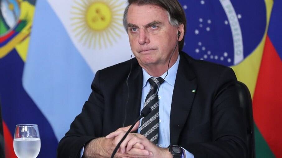 Bolsonaro em reunião extraordinária de presidentes do PROSUL