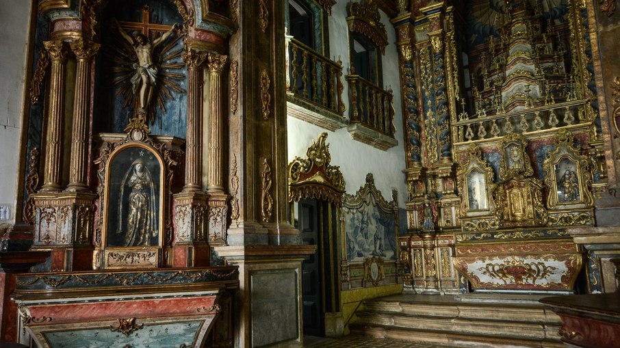 Interior da igreja de Nossa Senhora das Correntes - Penedo (AL)
