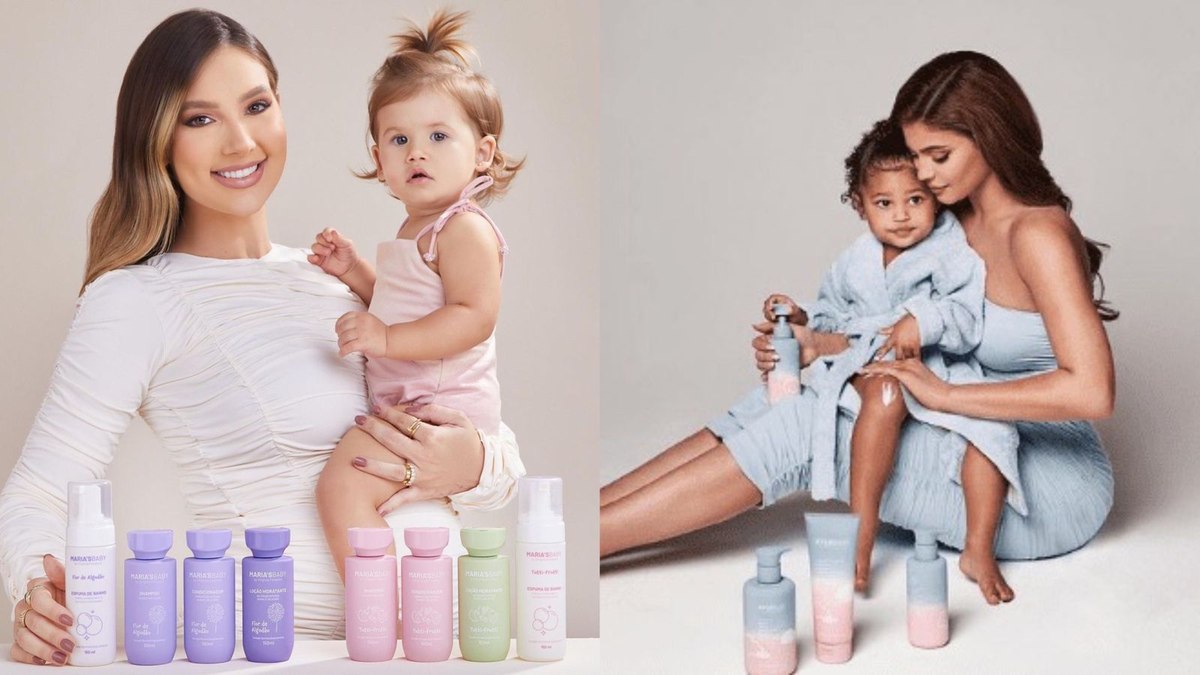 Virgínia cria marca de produtos para bebês e é acusada de copiar Kylie Jenner